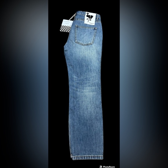 NWT Free People SR vs. SANDRINE ROSE “the virgin label” jeans. - Picture 4 of 5